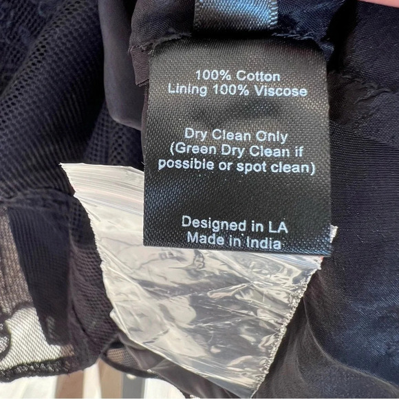 St Roche Flores Lace High Neck Blouse Black 2 NWT Dark Romantic Whimsigoth Fall - Picture 6 of 7